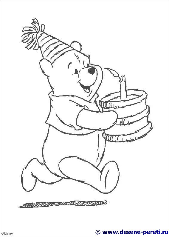 Winnie the Pooh desene de colorat
